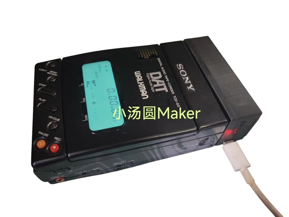 USBC Rechargeable 16650 Battery Case Attachment For SONY DAT TCD-D3