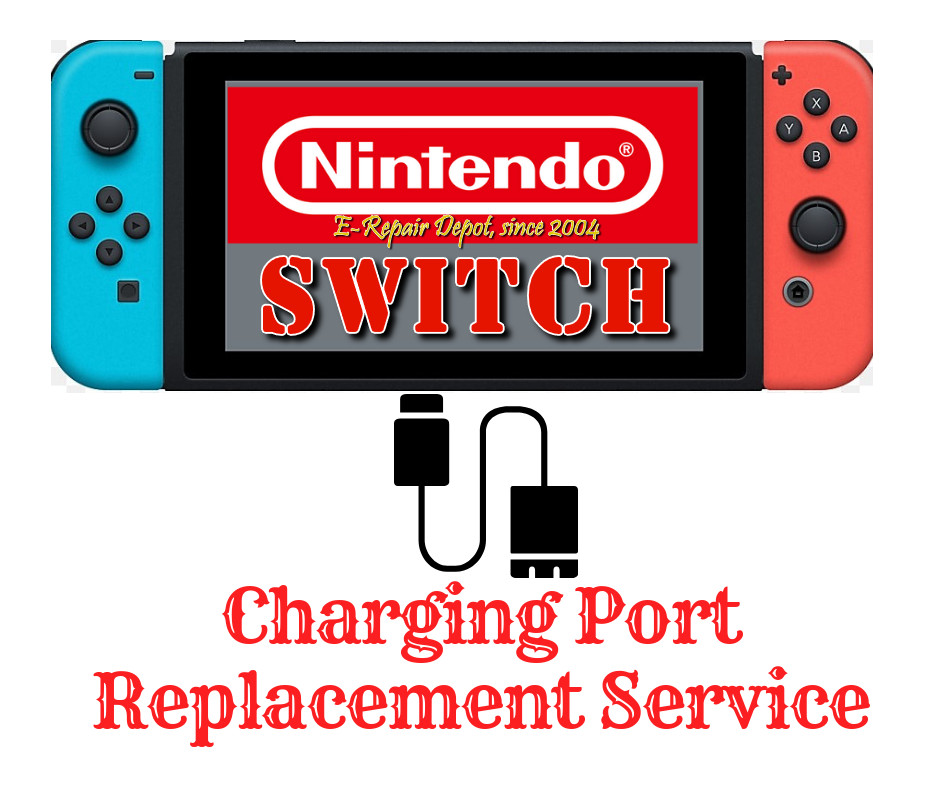 Nintendo Switch USB Type C Charging Port Replacement Service (Motherboard ONLY)
