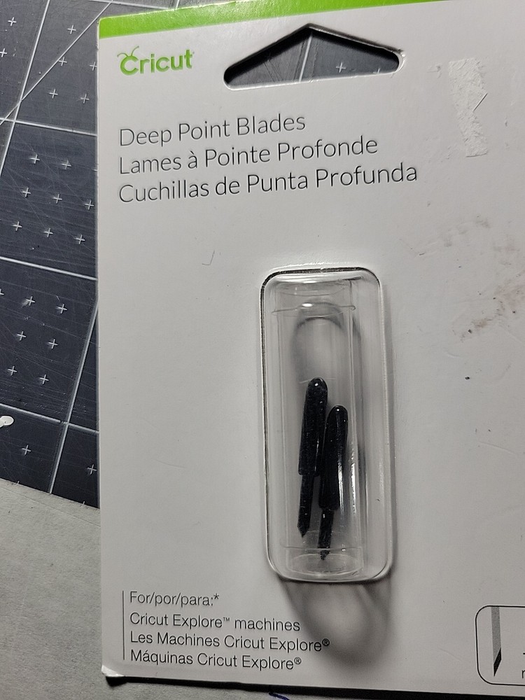 Deep Point Blades Cricut Explore.