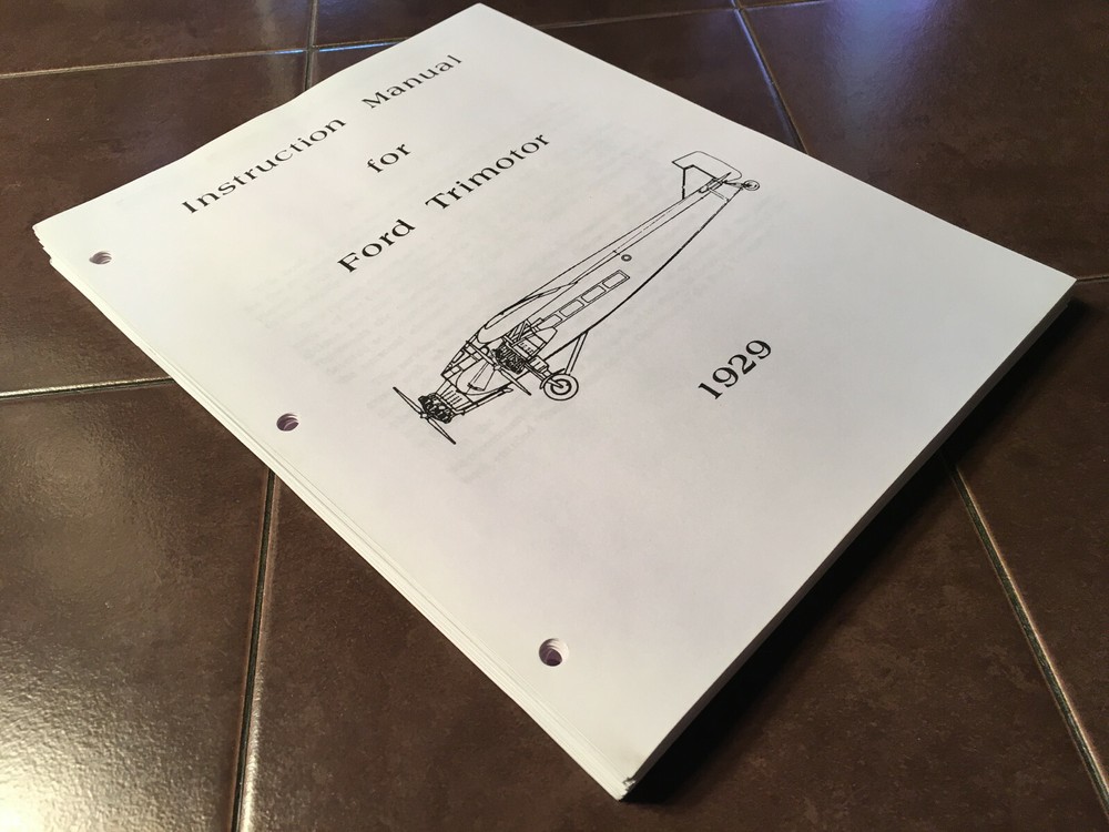 Ford Trimotor Operation & Service Manual