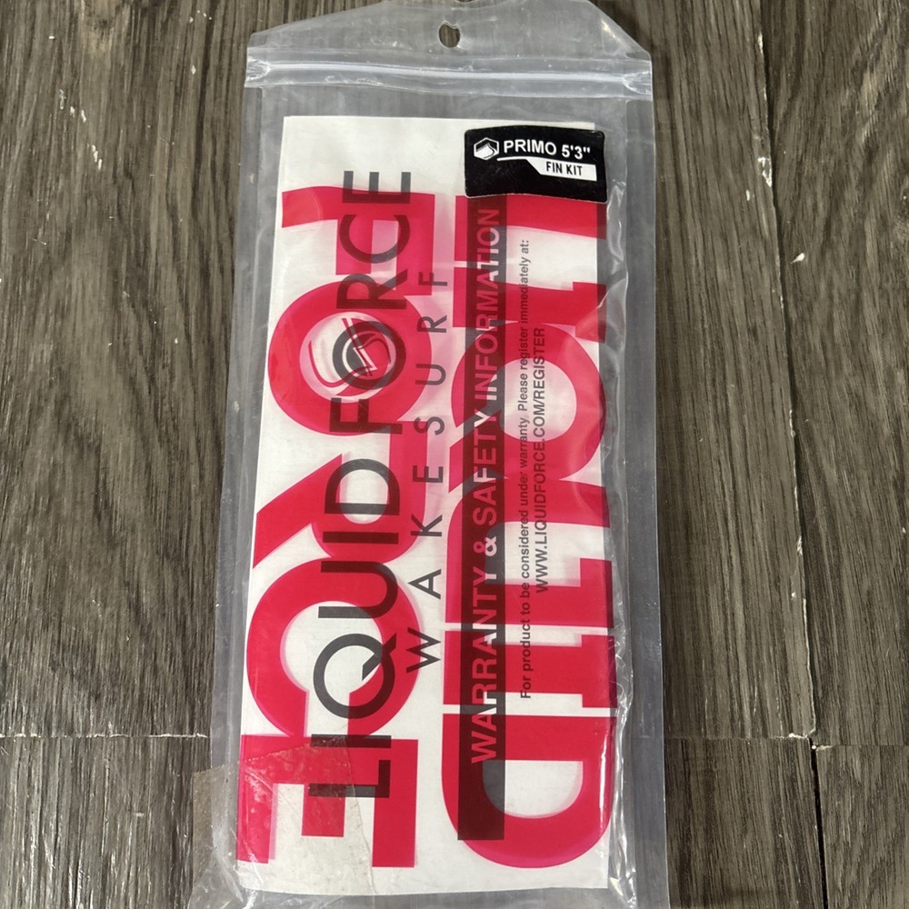 LIQUID FORCE Primo 5’3 FIN KIT Black #o3
