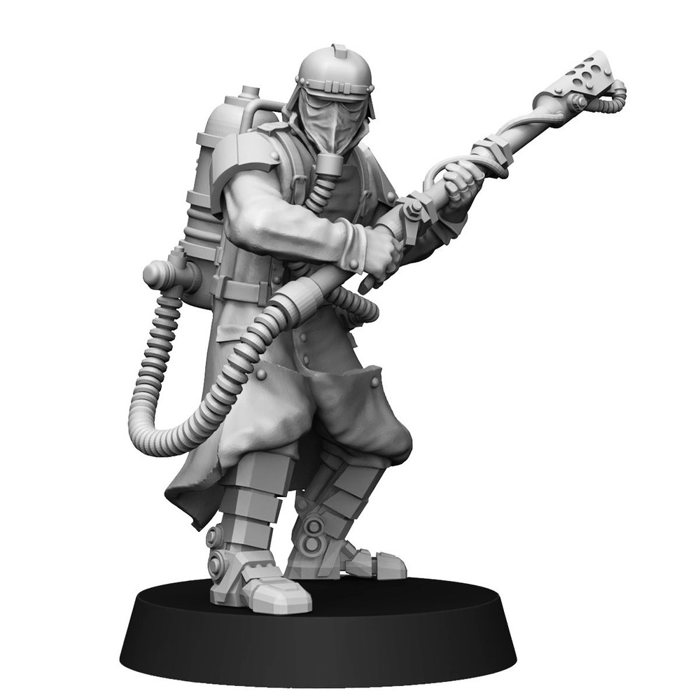 DEATH DIVISION INFANTRY WITH HEAVY FLAMER