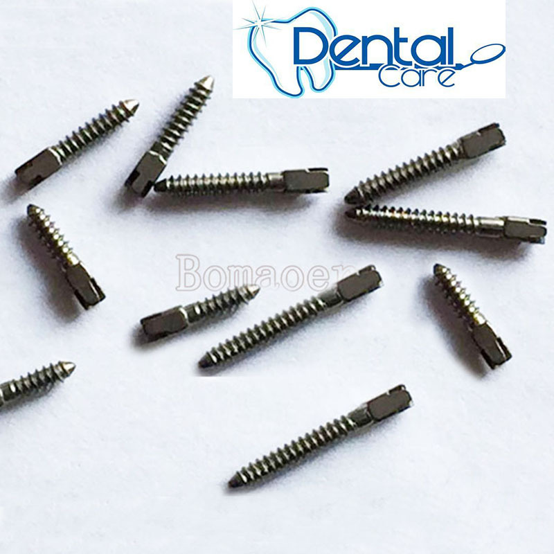 30Pcs Dental Root Canal Pins Pure Titanium Assorted Conical Screw Posts All Size