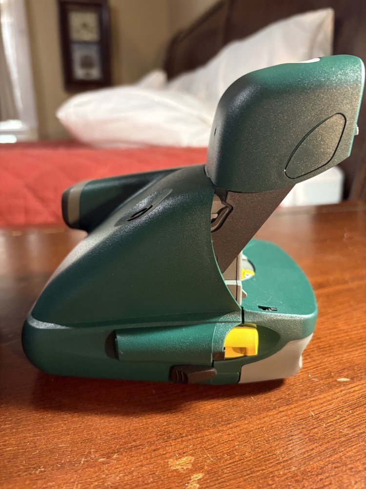 Green Polaroid One Step Express 600 Camera, Missing Handle Strap, + Expired Film