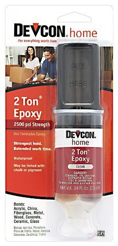 Devcon 31345 2 Ton Waterproof Clear Epoxy, 25 ml.