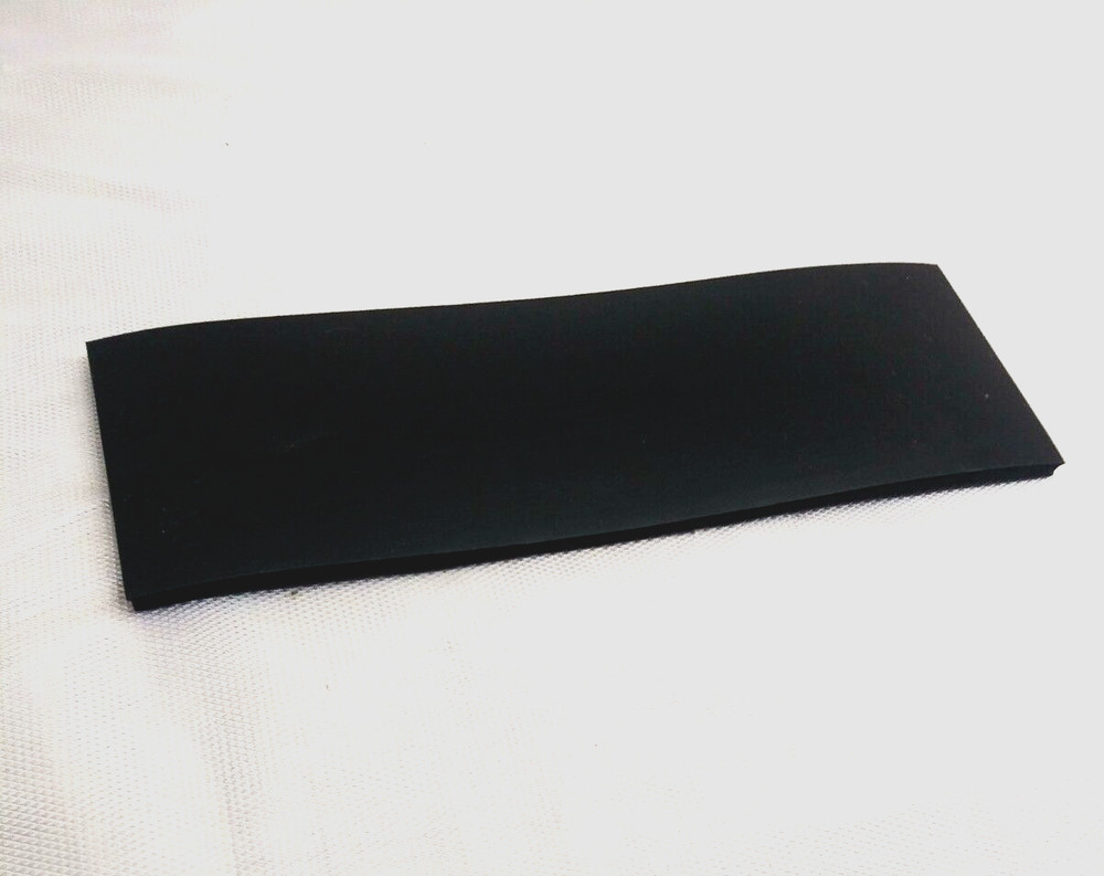 Neoprene Rubber Sheet Solid 1/2" Thick x 2" W x 36" L Rect Strip 60 Duro
