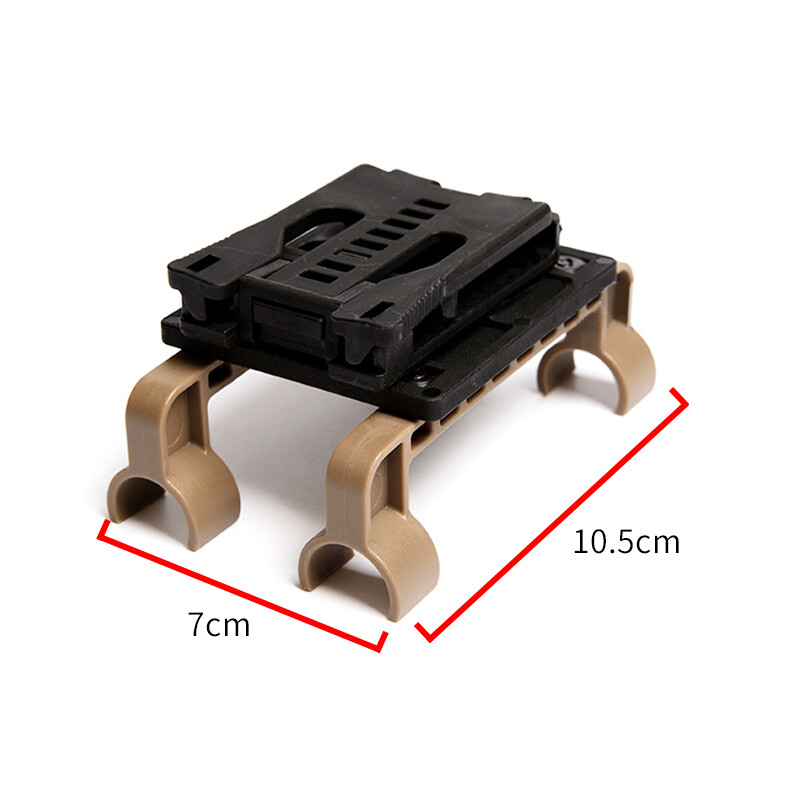 FMA Fixed Practical 4Q Independent Series Shotshell Carrier Plastic for Belt