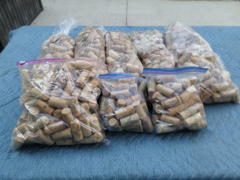 Used wine bottle corks lot