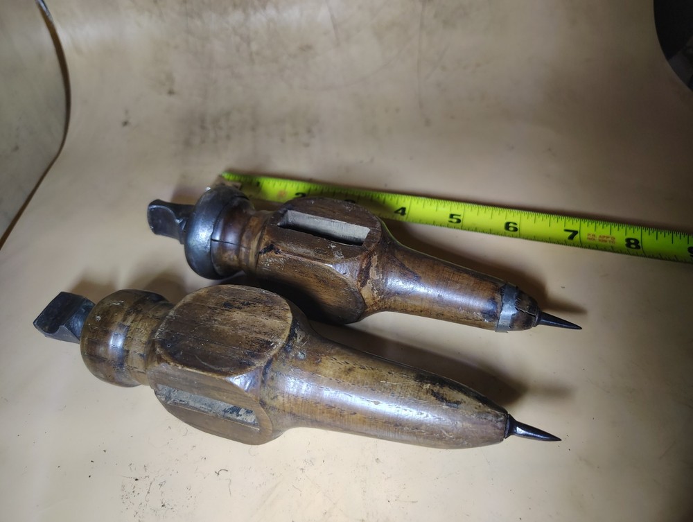 Vintage 6" Wooden Trammel Points