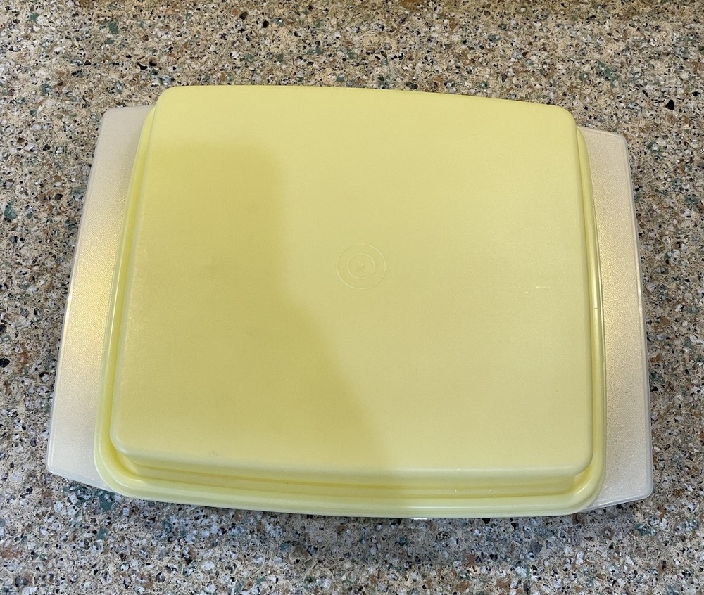 Vintage Tupperware Deviled Egg Storage Container Carrier With Snap Lid