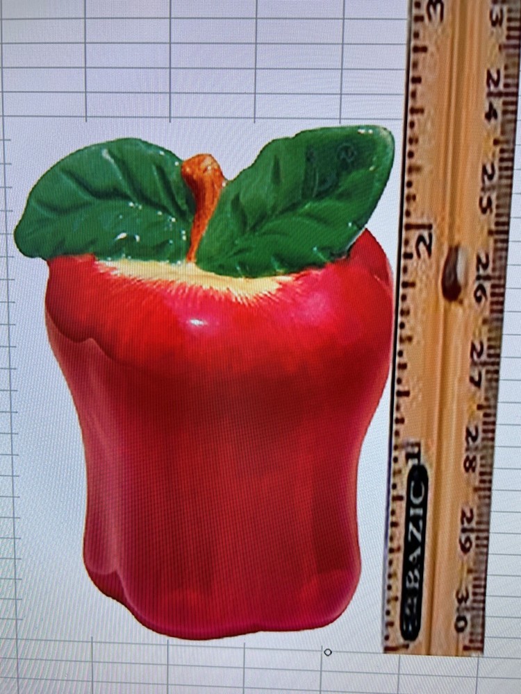 Ceramic Apple Toothpick Holder