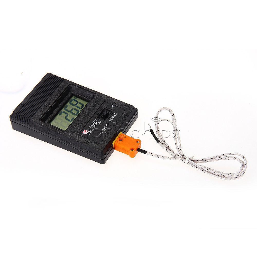 TM-902C Digital K Type LCD Thermometer Thermodetector Meter + Thermocouple Probe