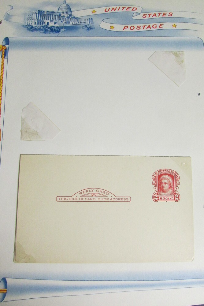 US stamps Postal Card and Reply Early Collection
