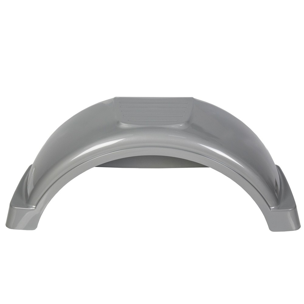 Set Of 2 Single Axle Trailer Fenders w/ Top Step For 13" Wheels Tires Skirt Boat