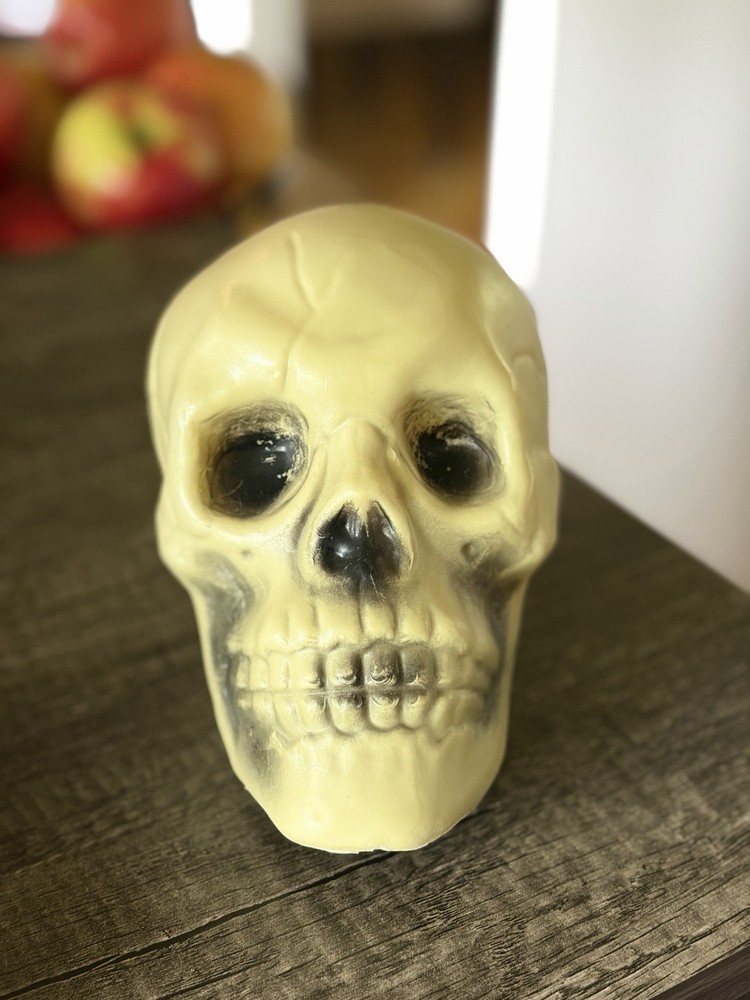 Plastic Skull Halloween Decoration Prop Hamlet Prop