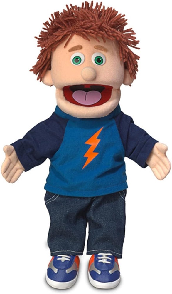 14" Tommy, Peach Boy, Hand Puppet, by