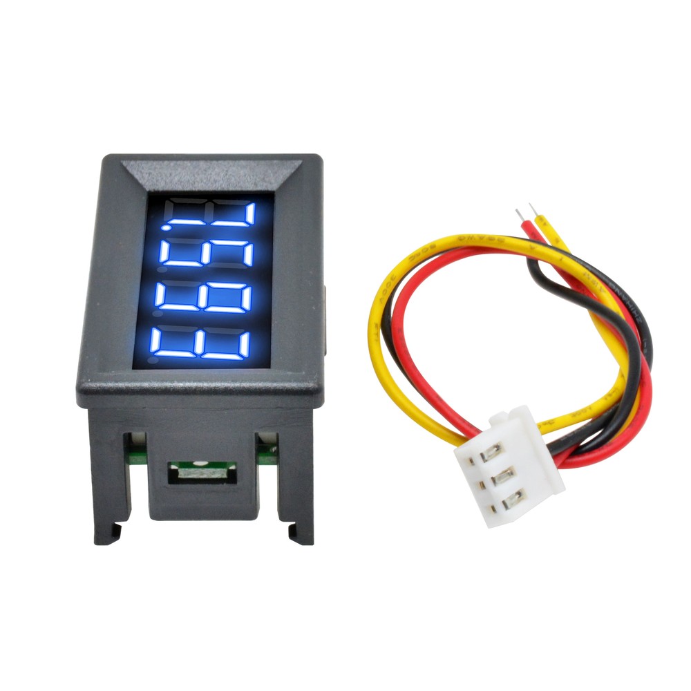 DC 0-100V 0.36"LED Display 3-wire Voltmeter Voltage Meter Panel Red/Blue/Green
