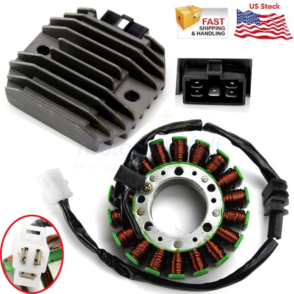 Stator & Regulator Rectifier Set Replacement For Yamaha R6 YZFR6 1999-2002