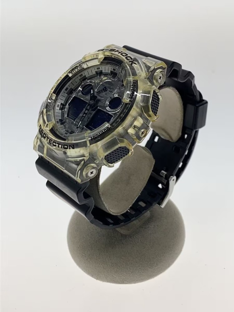 CASIO Quartz Watch G SHOCK Digital Rubber BLK BLK