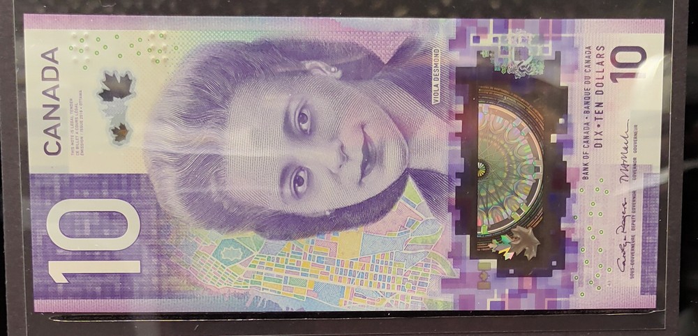2013-2018 Canada 3 different $10 polymer bills uncirculated GUNC #1639