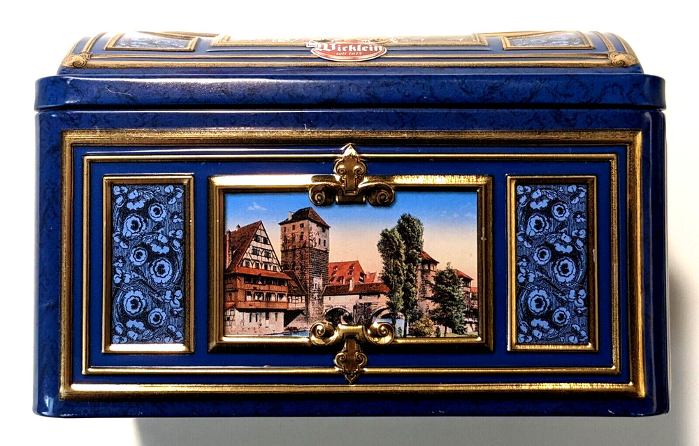 GOTTFRIED WICKLEIN Cookie Tin Chest Music Box