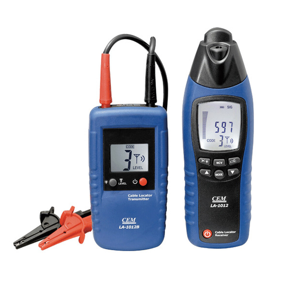 CEM LA-1012 General Cable Locator Tester Receiver with Transmitter Line Tracker