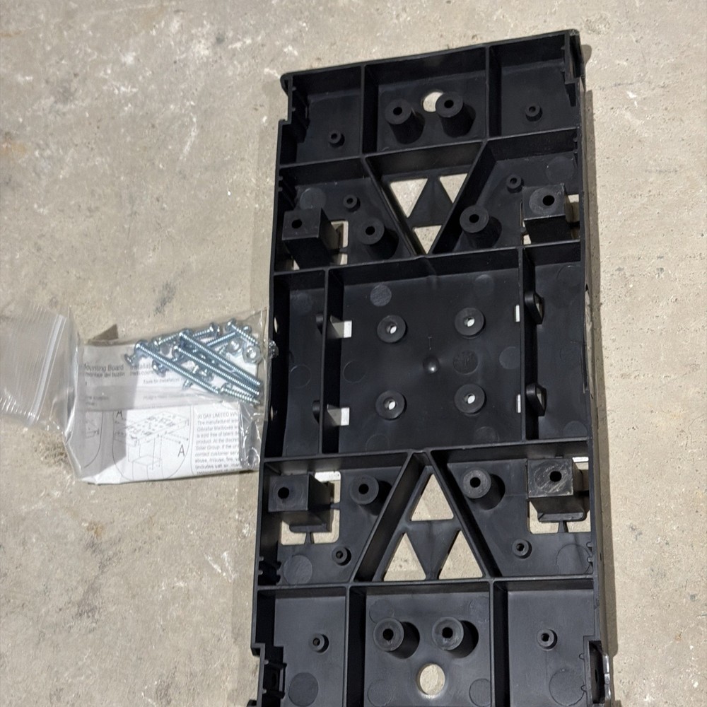 Gibraltar mailbox mounting board black