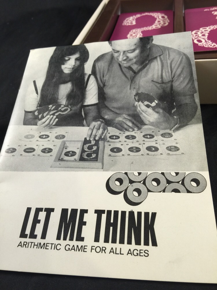 Vintage Let me think arithmetic game Leisure Learning complete