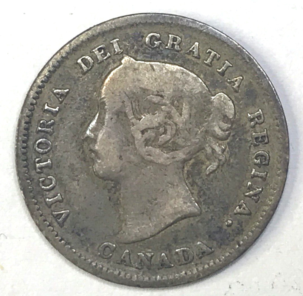 🇨🇦🇨🇦🇨🇦 CANADA 1888 Canada 5 cents silver 🇨🇦🇨🇦🇨🇦
