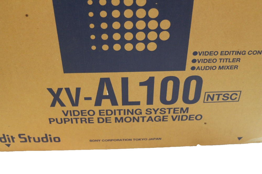 Sony Edit Studio XV-AL100 (NTSC) Video Editing System in Box