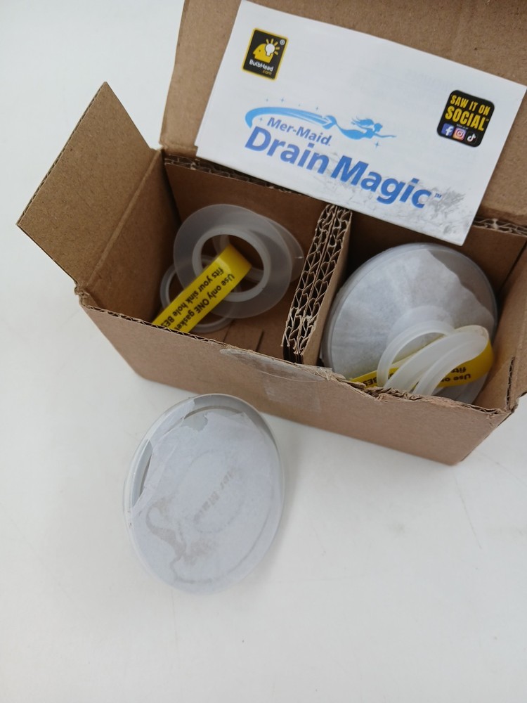 Bulbhead Mermaid Drain Magic Universal Sink Stoppers 2 Pack Replacements