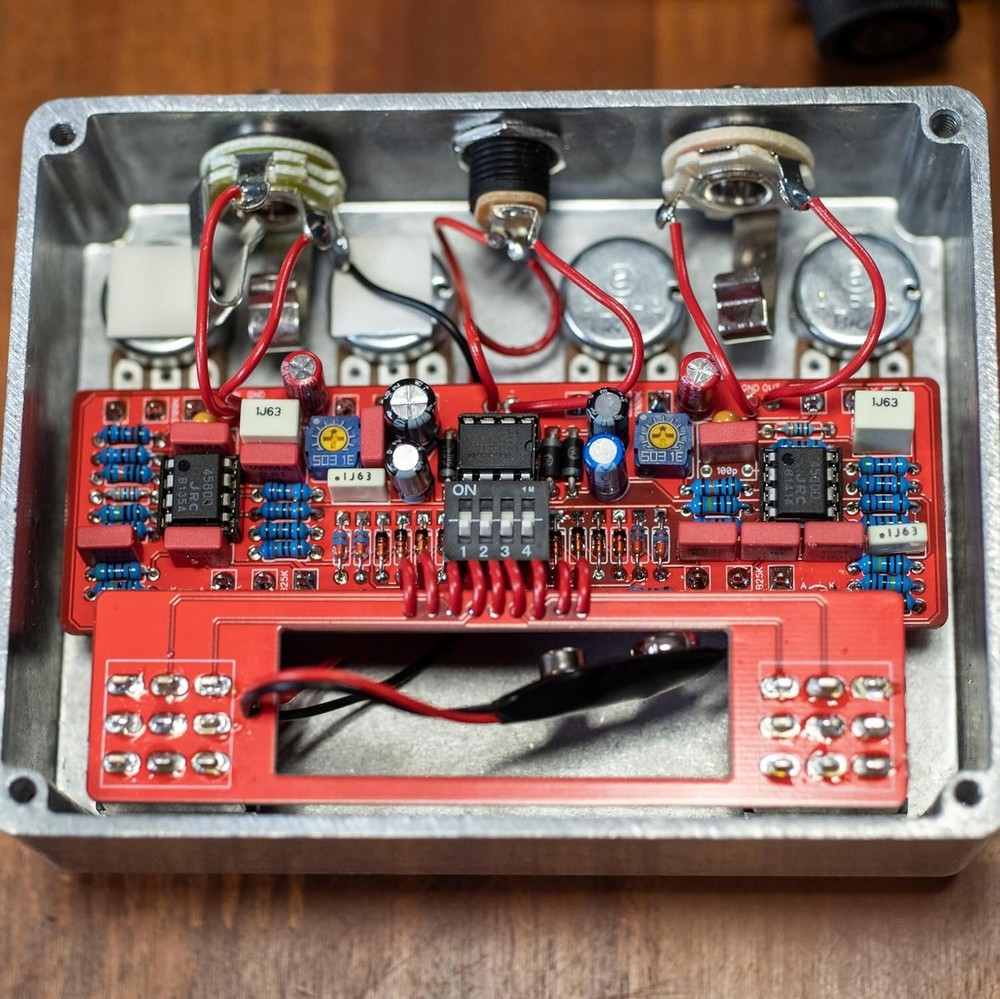 StewMac Two Kings Boost Pedal Kit With Bare Enclosure