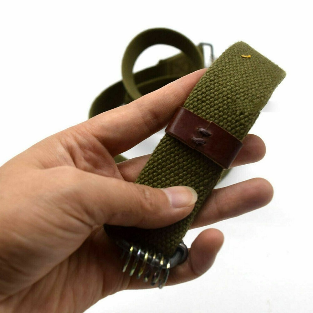 Old Surplus Type 56 SKS Double iron Spring Ring Canvas Strap