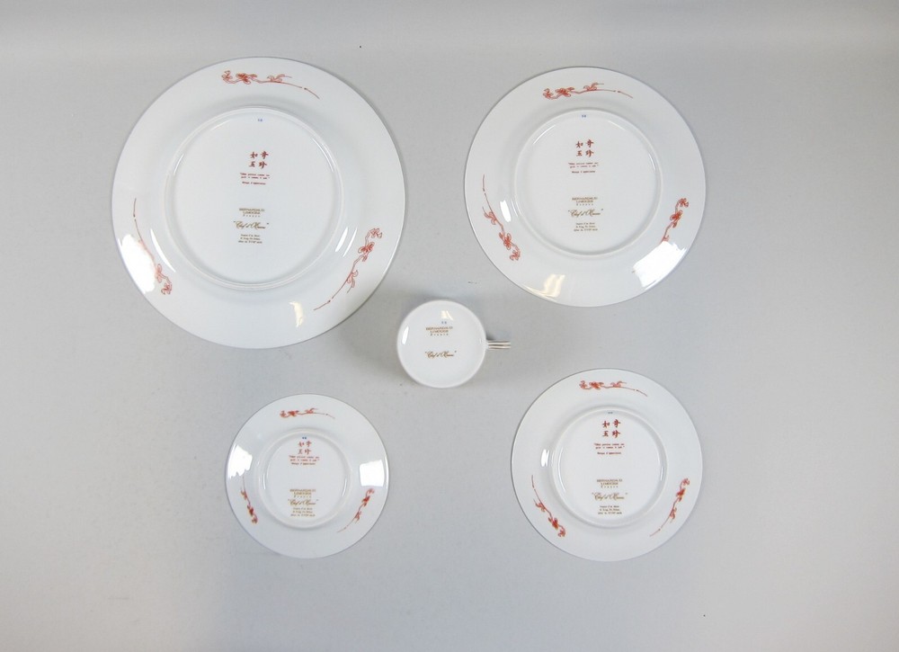 Bernardaud CHEF D'OEUVRE Porcelain 5pc Place Setting Multiple Sets Available