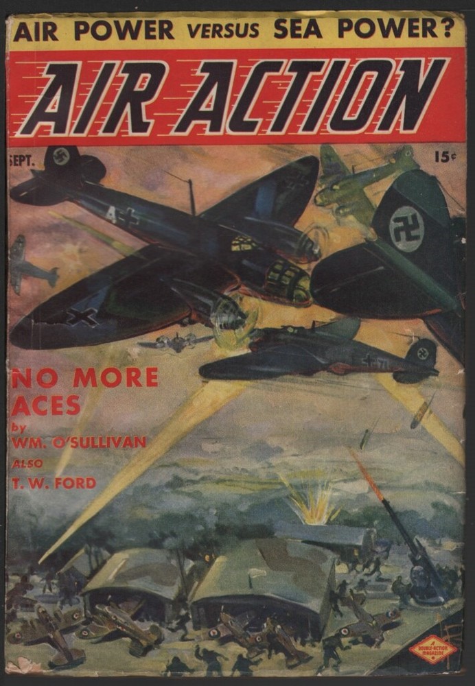 Air Action 1940 September, #2.    Pulp