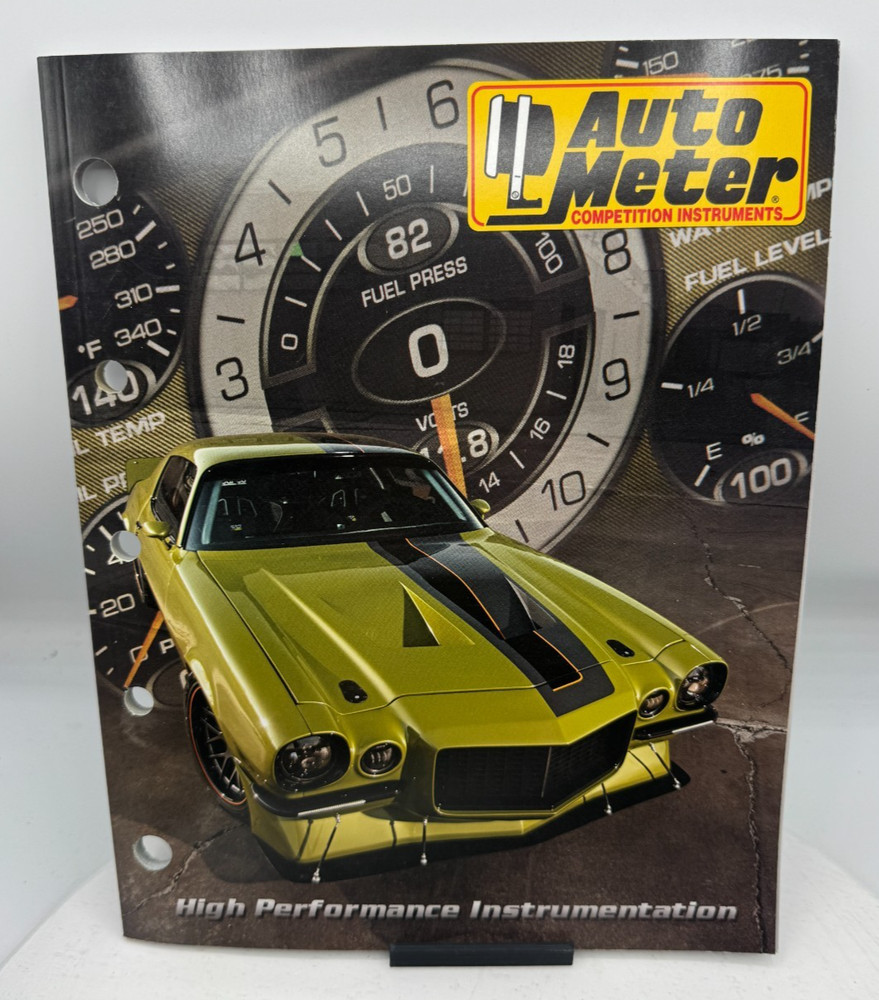AUTOMETER COMPETITION INSTRUMENTS Parts Catalog High Performance Instrumentation
