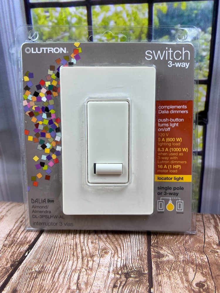 Lutron DL-3PSLHW-AL 3 Way Switch Light
