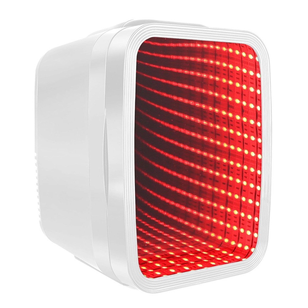 Mini Fridge, 4 Liter/6 Cans Small Refrigerator With Dimmable LED Light,AC/DC ...