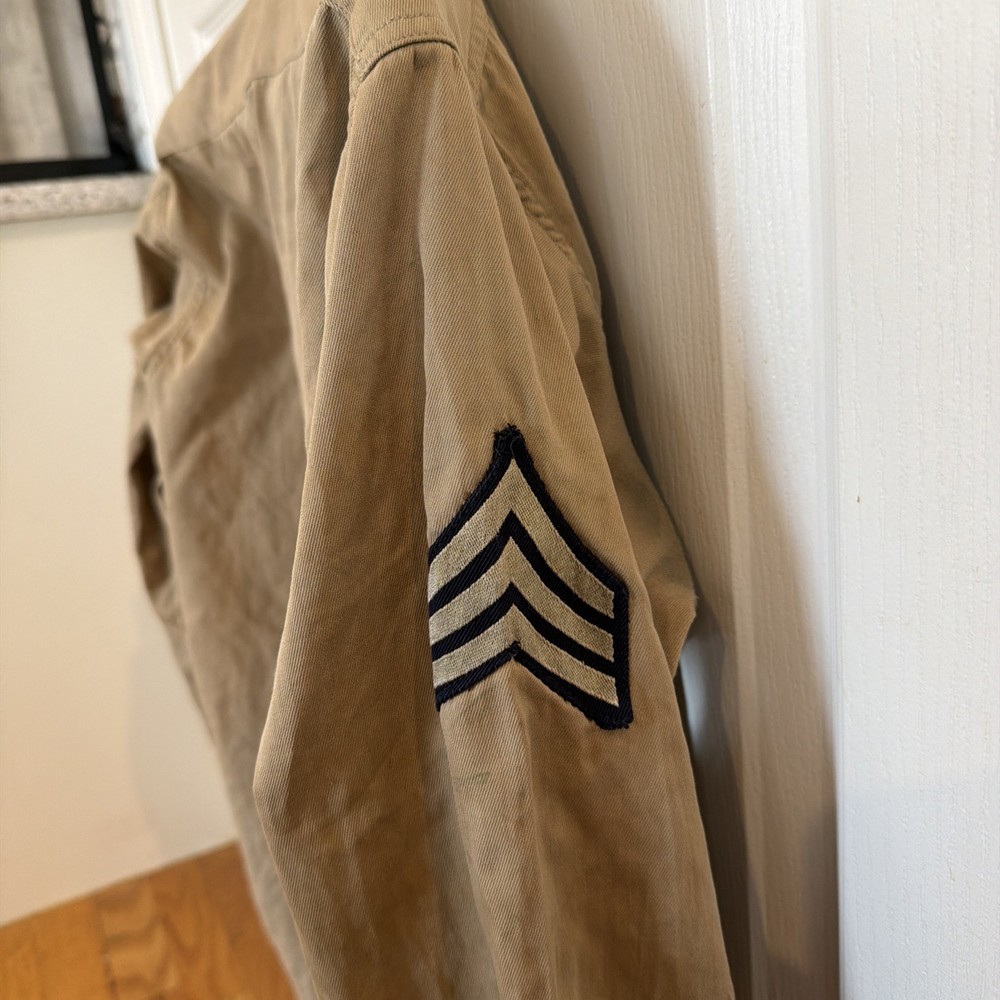 WWII USGI enlisted USArmy sergeant Khaki shirt