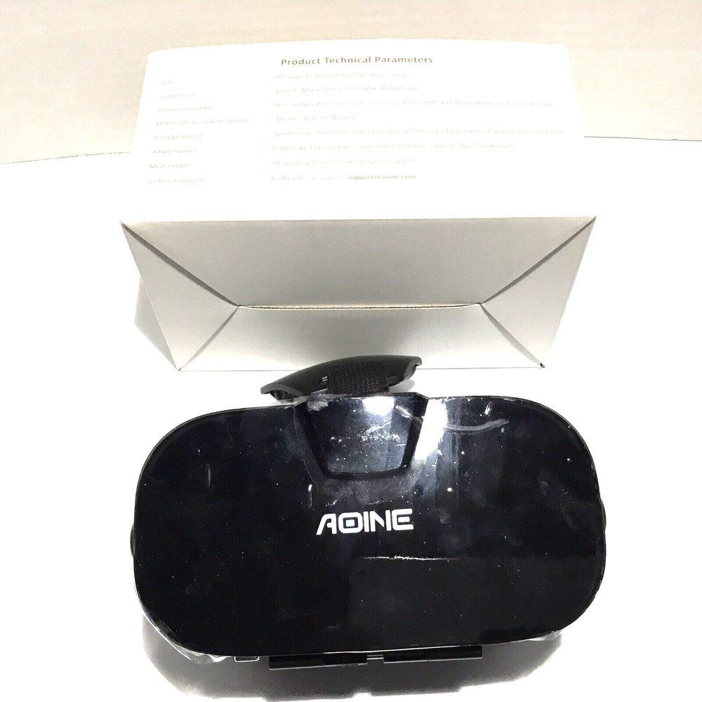 Virtual Reality Glasses 3D VR BOX with Headset Remote Control for Android iPhone