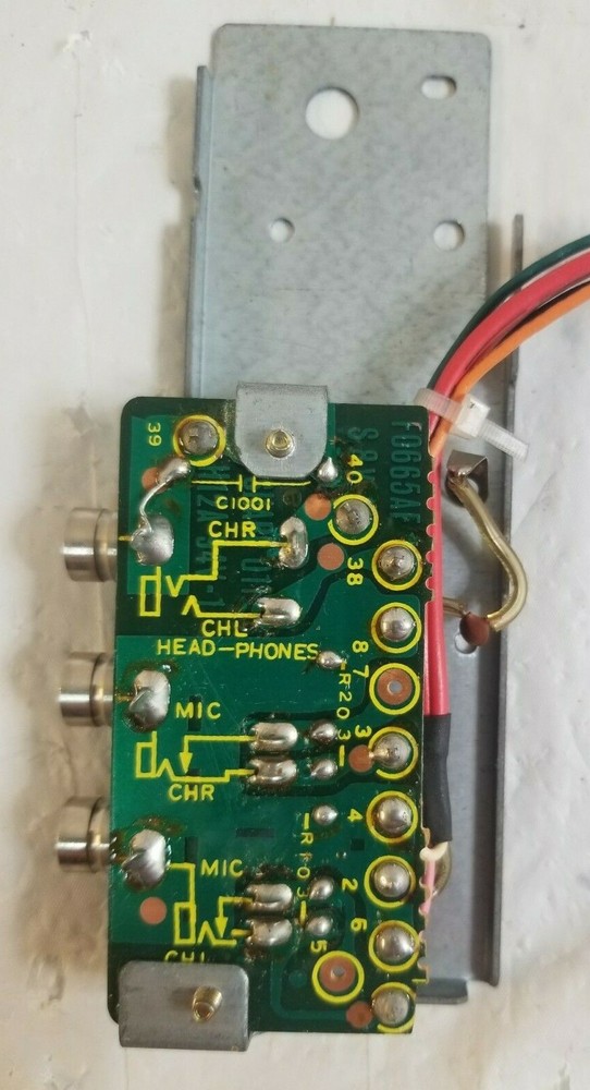 SHARP RT-3388A Stereo Cassette Deck RCA ASSEMEBLY PCB BOARD Working