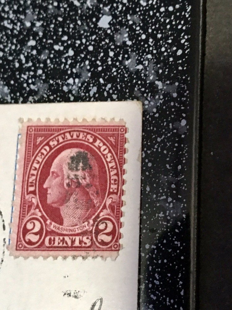 Very Rare George Washington Red 2 Cent Postage Stamp