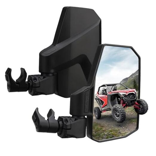 UTV Side Mirrors – Fits almost all UTVs (except full doors)，Compatible with