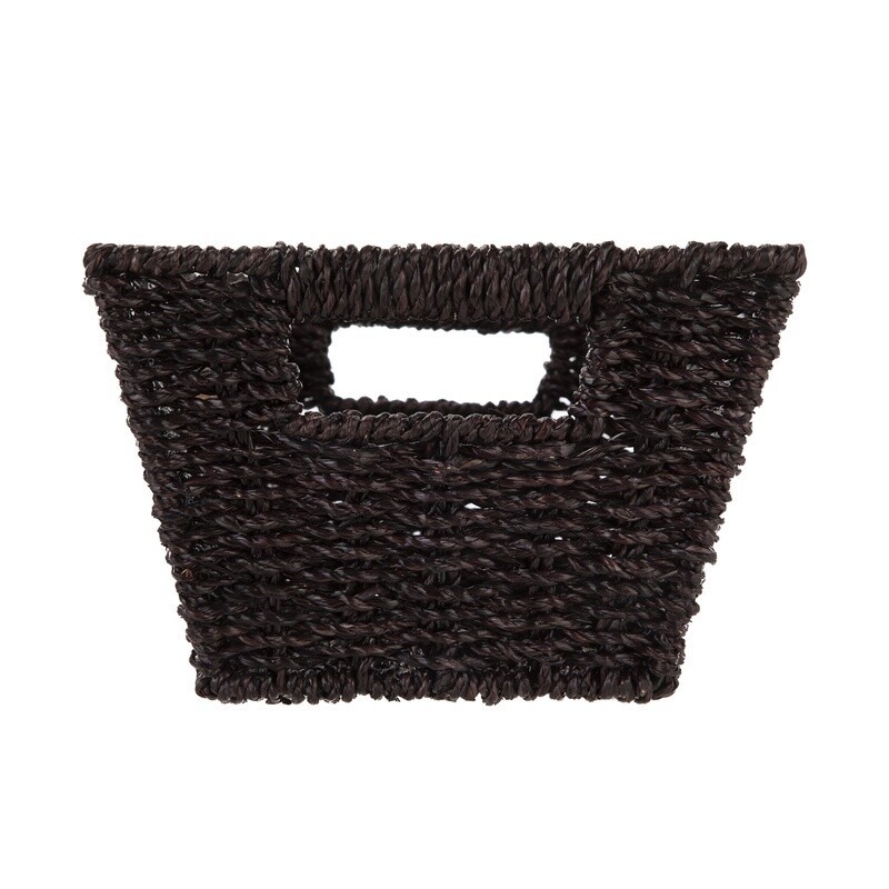 Handwoven Seagrass Decorative Basket Storage Organizer Rectangular Gift Box New