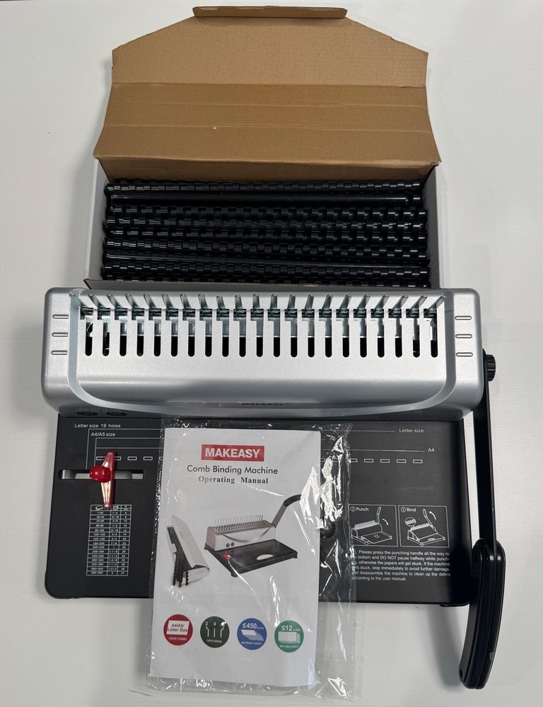 Makeasy Thernal Binding Machine 500 Sheet Capacity Digital Touch Panel