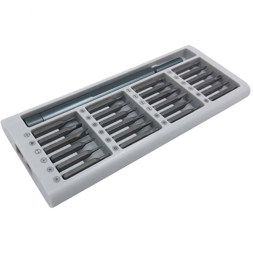 Reliable Sturdy Durable Compact 25-in-1 Multi-Function Screwdriver Set with Bits