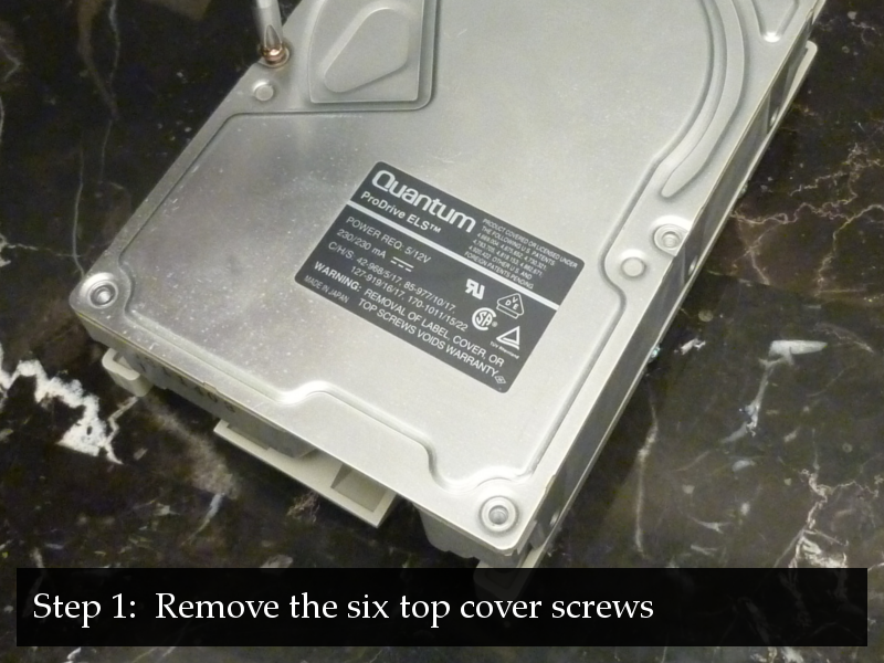 Quantum ProDrive ELS Repair Insert - Fix your classic Macintosh hard drive!