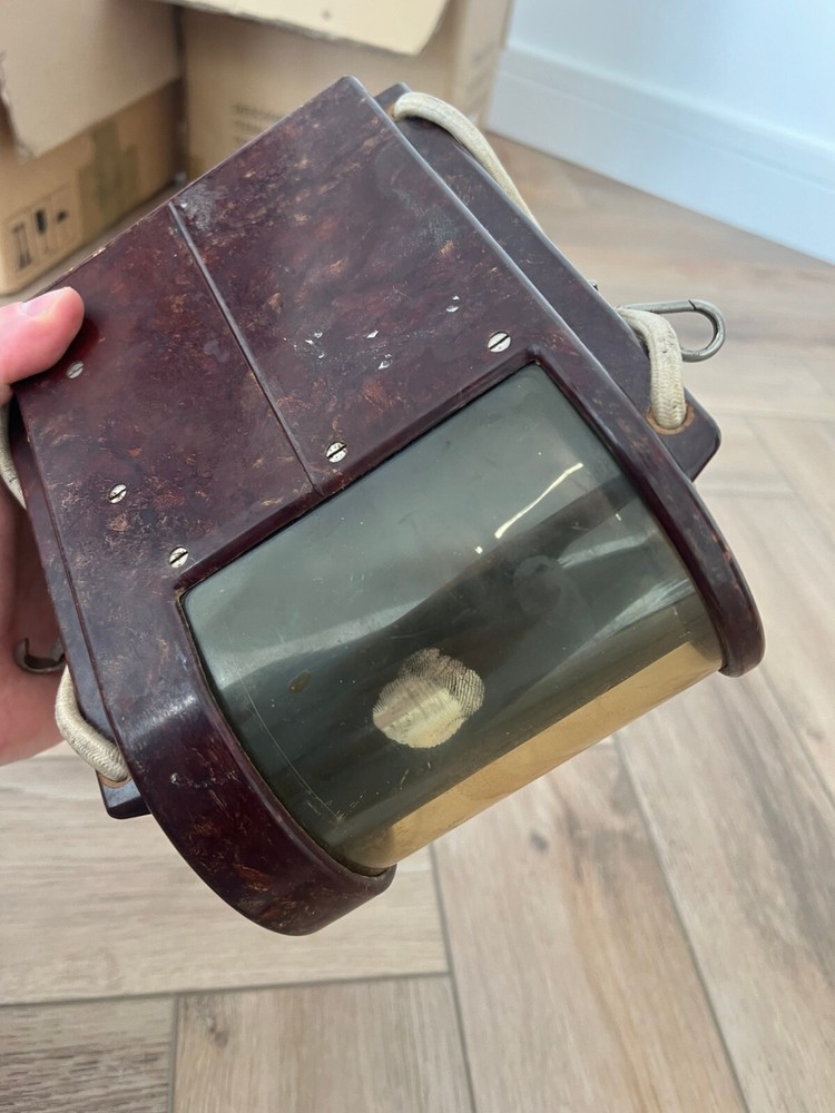 OLD BAKELITE CASED WW2 GERMAN LUFTWAFFE ? HEIGHT RECORDER ? BAROGRAPH ?