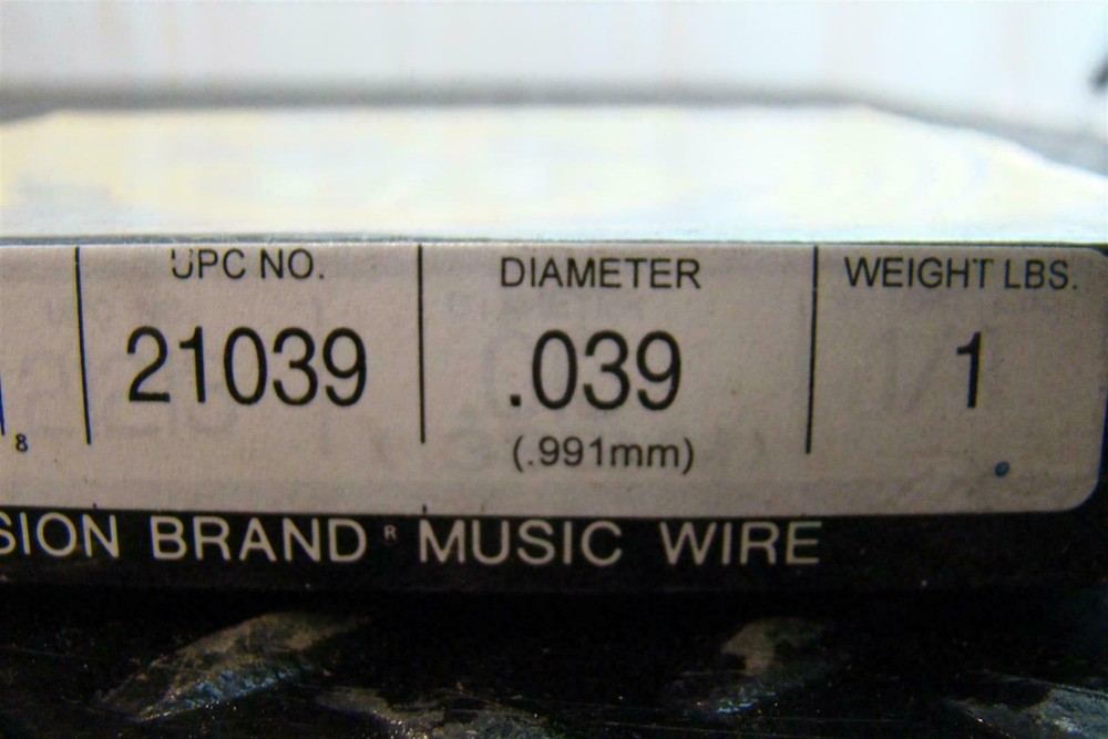 Precision Brand .039" Dia Music Wire