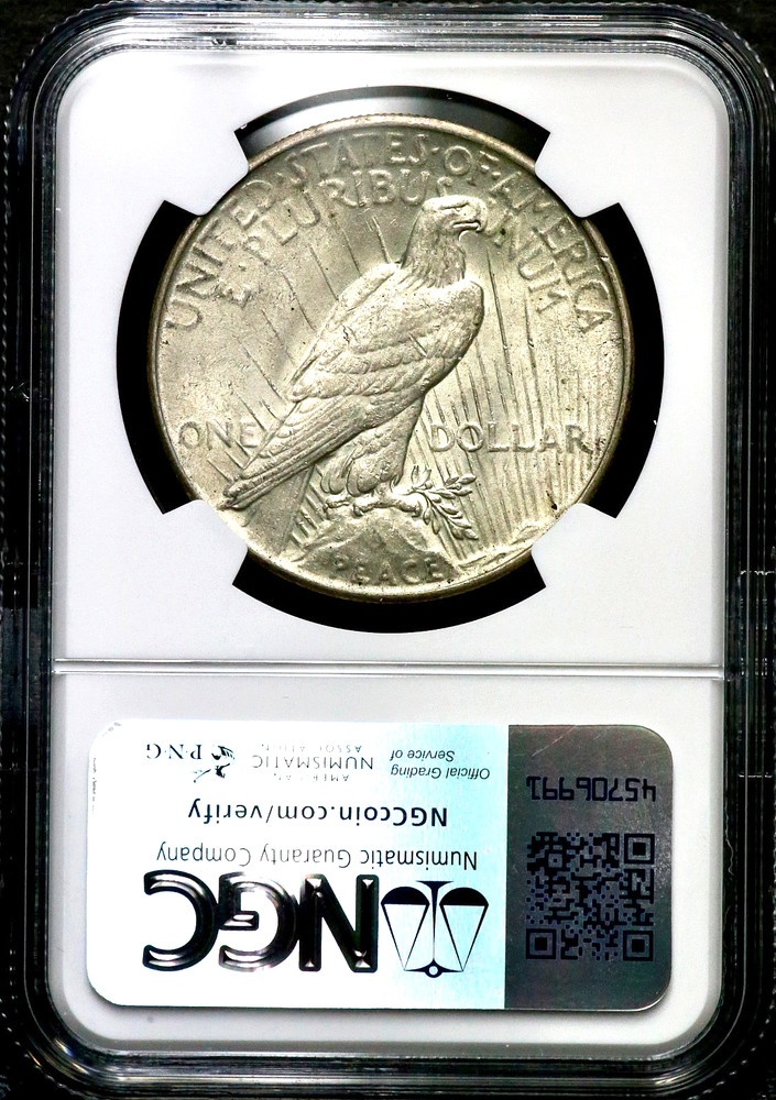 1935 Peace Silver One $1 Dollar - NGC MS 62 CC758
